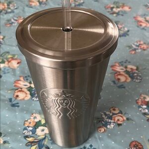 Starbucks Stainless Steel Tumbler with Clear Straw